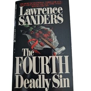 The Fourth Deadly Sin‎ Lawrence Sanders 1986 Berkley Paperback Mystery Thriller